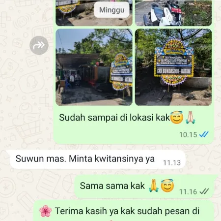 Pengiriman Papan Bunga Duka Kebondalem Pemalang