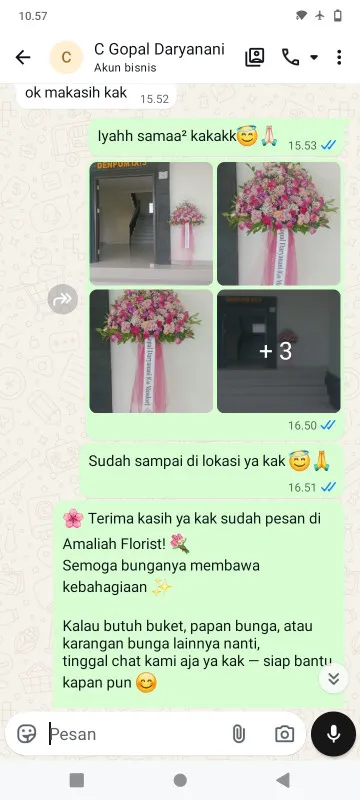 Pengiriman Karangan Bunga Kebondalem Pemalang