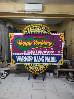 Papan Bunga di Kebondalem Pemalang