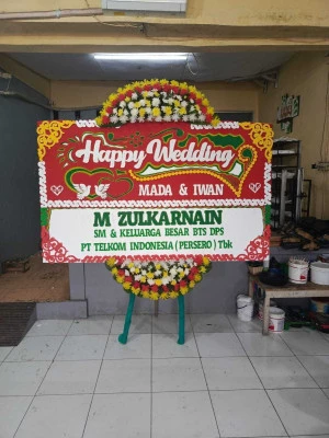 Papan Bunga di Kebondalem Pemalang