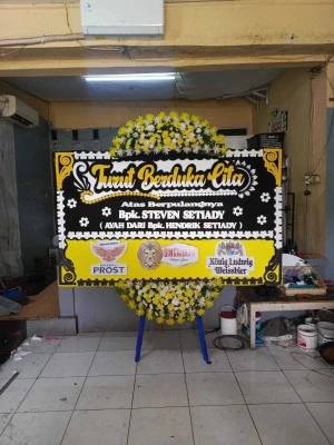 Papan Bunga di Kebondalem Pemalang